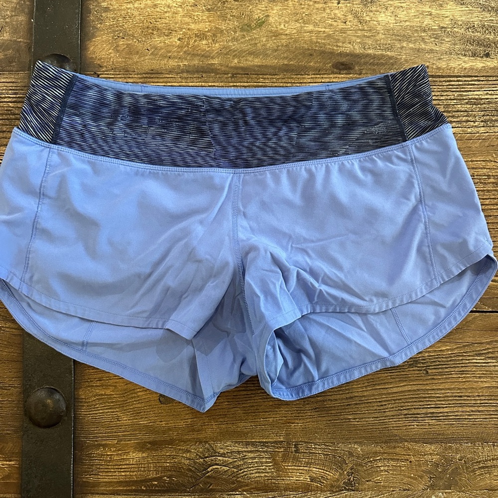 Lululemon Speed Up 2.5” Blue Women's Athletic Shorts